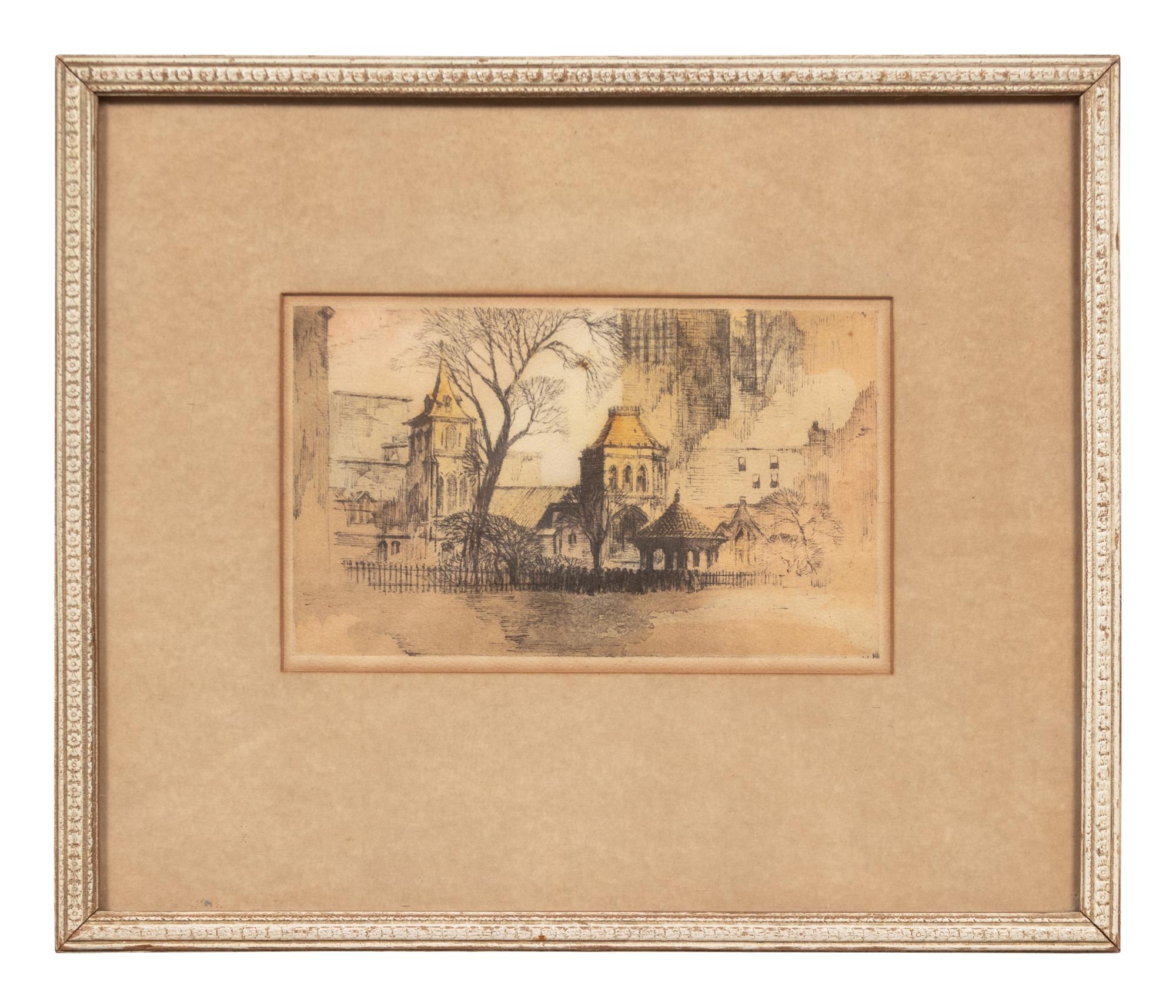 A Collection of Three Small Framed Artworks