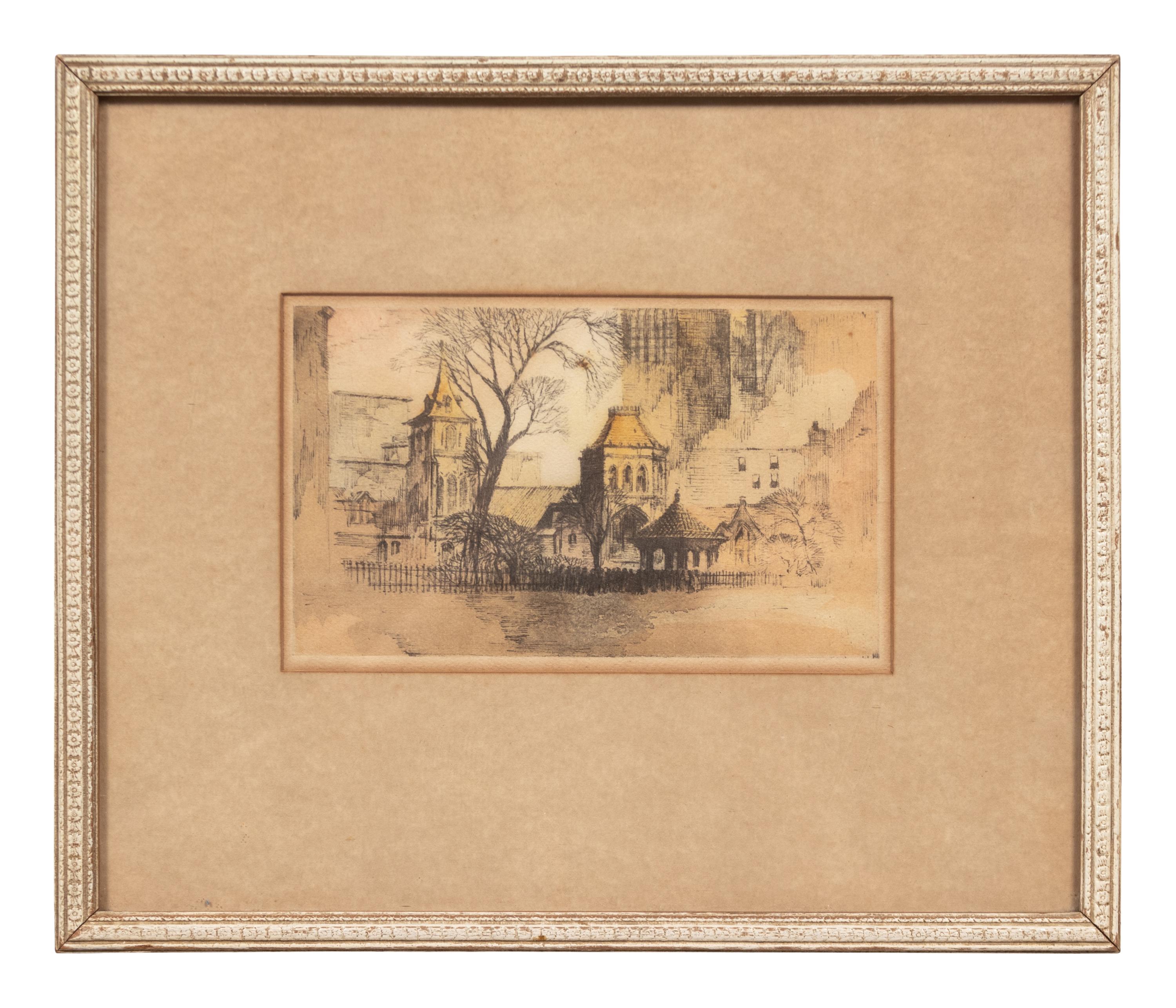 A Collection of Three Small Framed Artworks