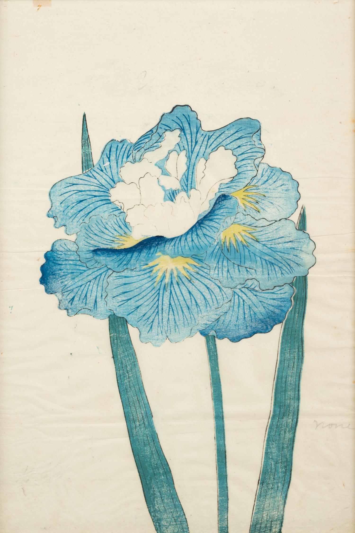 A Group of Six Japanese Color Lithographs from the Yokohama Seed Company