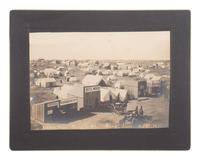 [WESTERN AMERICANA]. A group of 4 Oklahoma Land Rush photographs. Perry, Oklahoma Territory: Hughes, 28 September-3 October 1893.