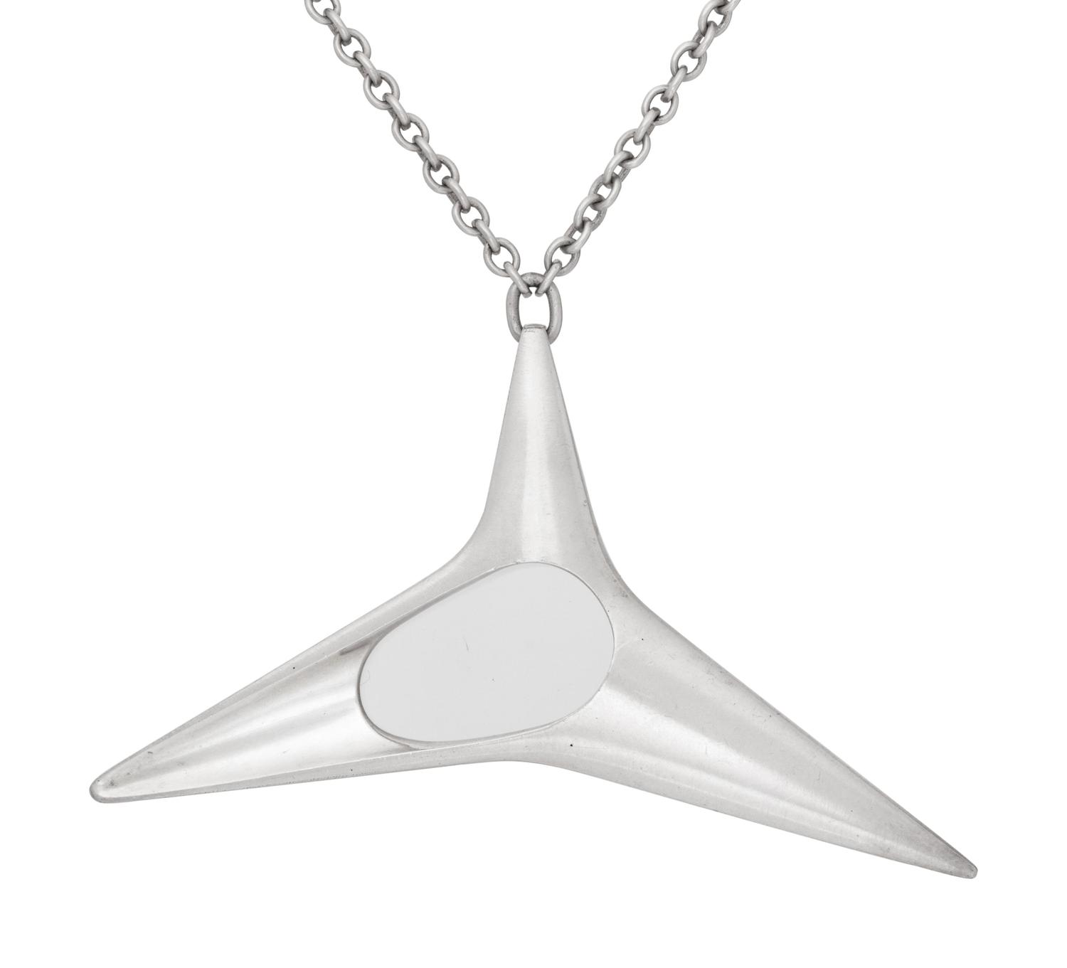 A Sterling Silver Pendant/Necklace, Henning Koppel for Georg Jensen,