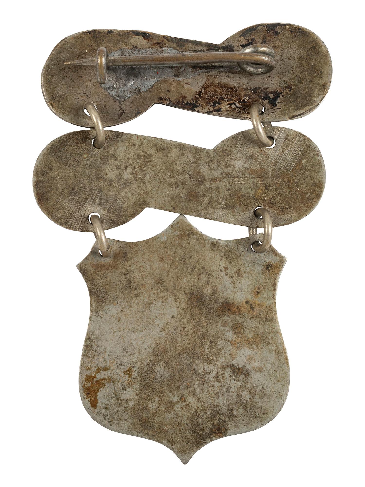 [CIVIL WAR]. 70th Illinois Volunteer Infantry ladder badge identified to A.H. Mallory.