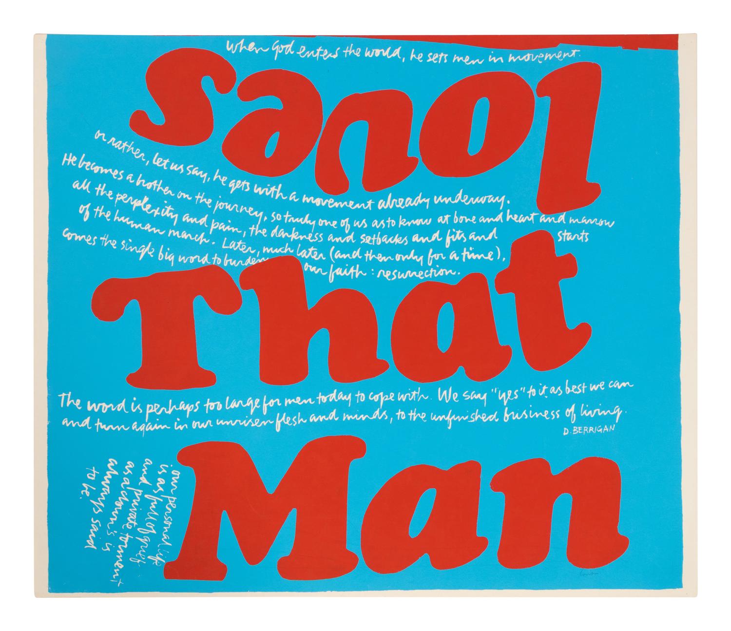 That Man Loves, There is No Object so Soft (a pair of prints)
