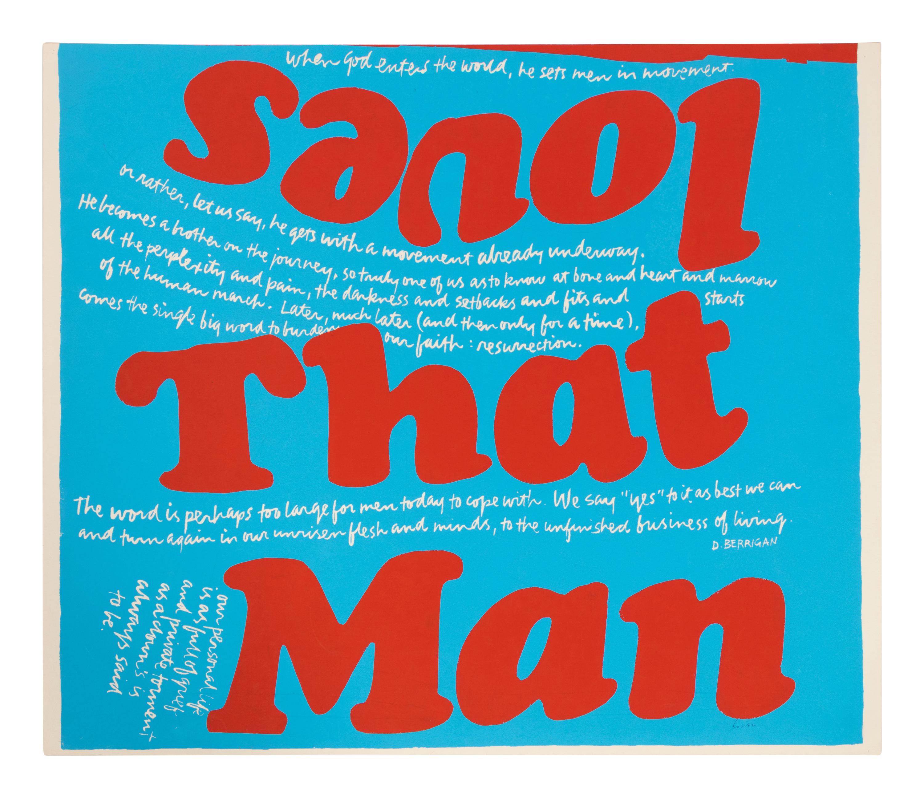 That Man Loves, There is No Object so Soft (a pair of prints)