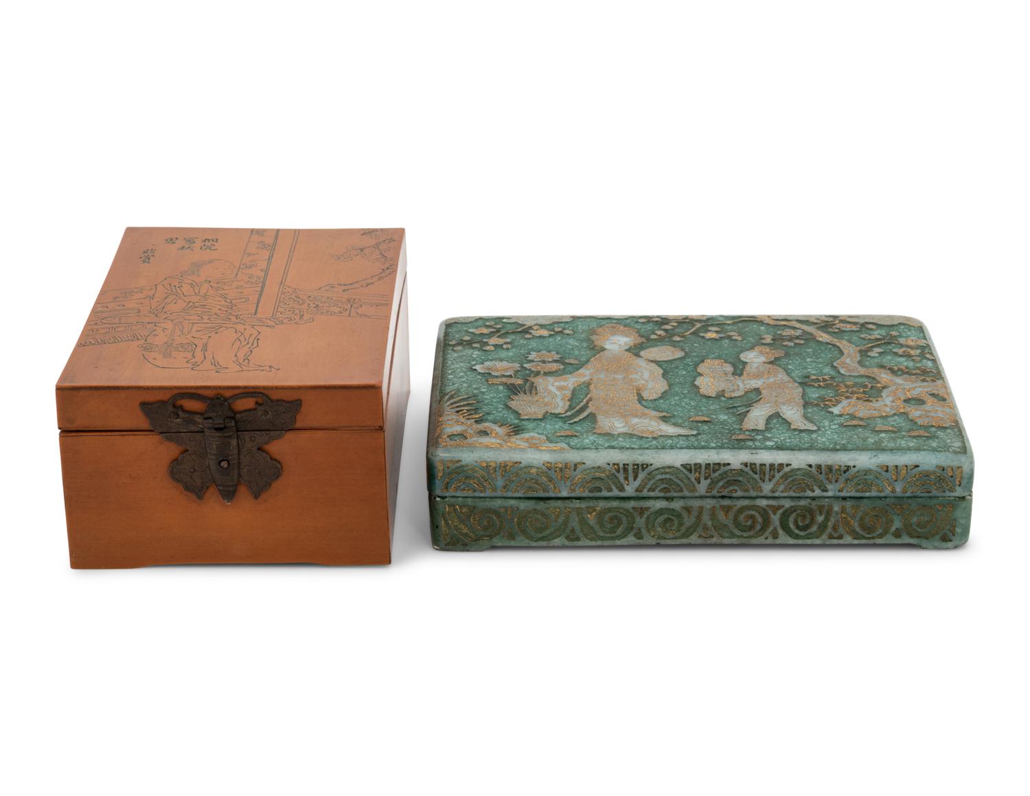 Two Chinese Rectangular Boxes