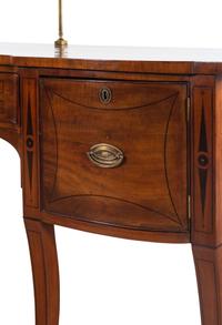 An Irish Regency Inlaid Mahogany Sideboard