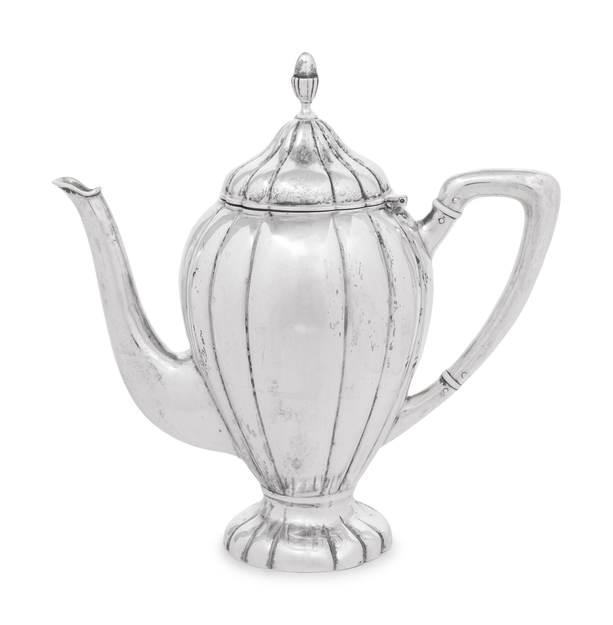 A German Silver Tea and Coffee Service