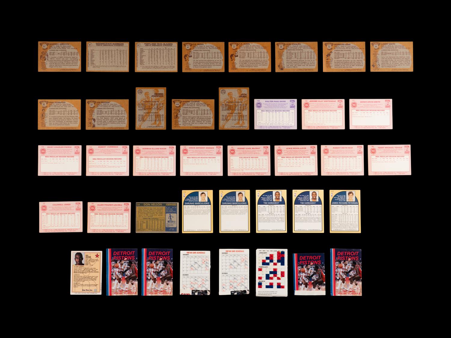 A Collection of Assorted 1970s-80s Signed Autograph Basketball Cards