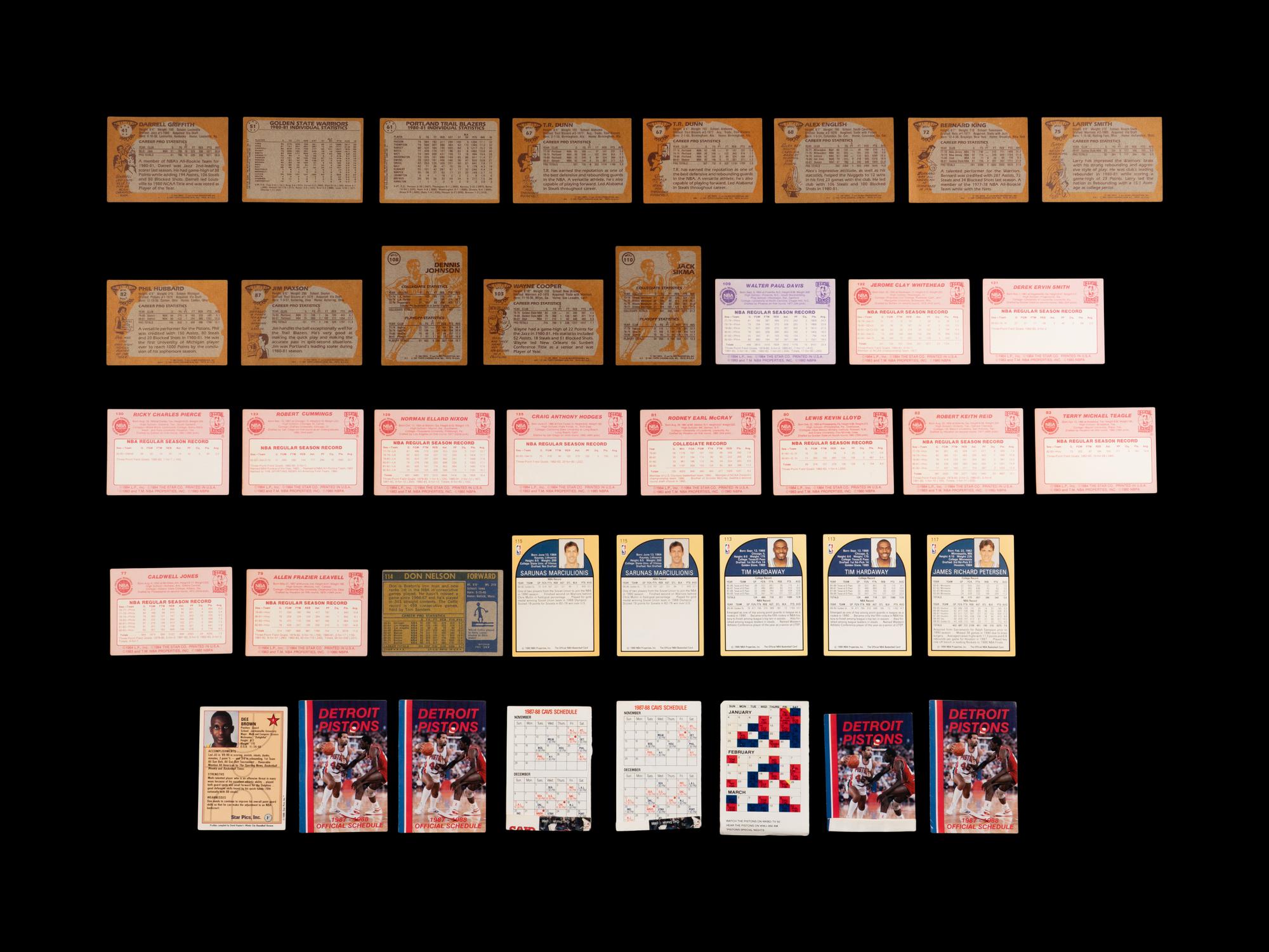 A Collection of Assorted 1970s-80s Signed Autograph Basketball Cards