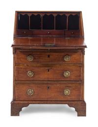 A George III Mahogany Child's Slant-Front Bureau