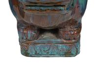 A Group of Italian Teal Glazed Terracotta Articles