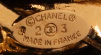 Chanel, Interwoven Leather-Metal Chain Cuff Bracelet