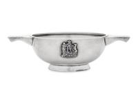 An English Silver and Enamel Quaich