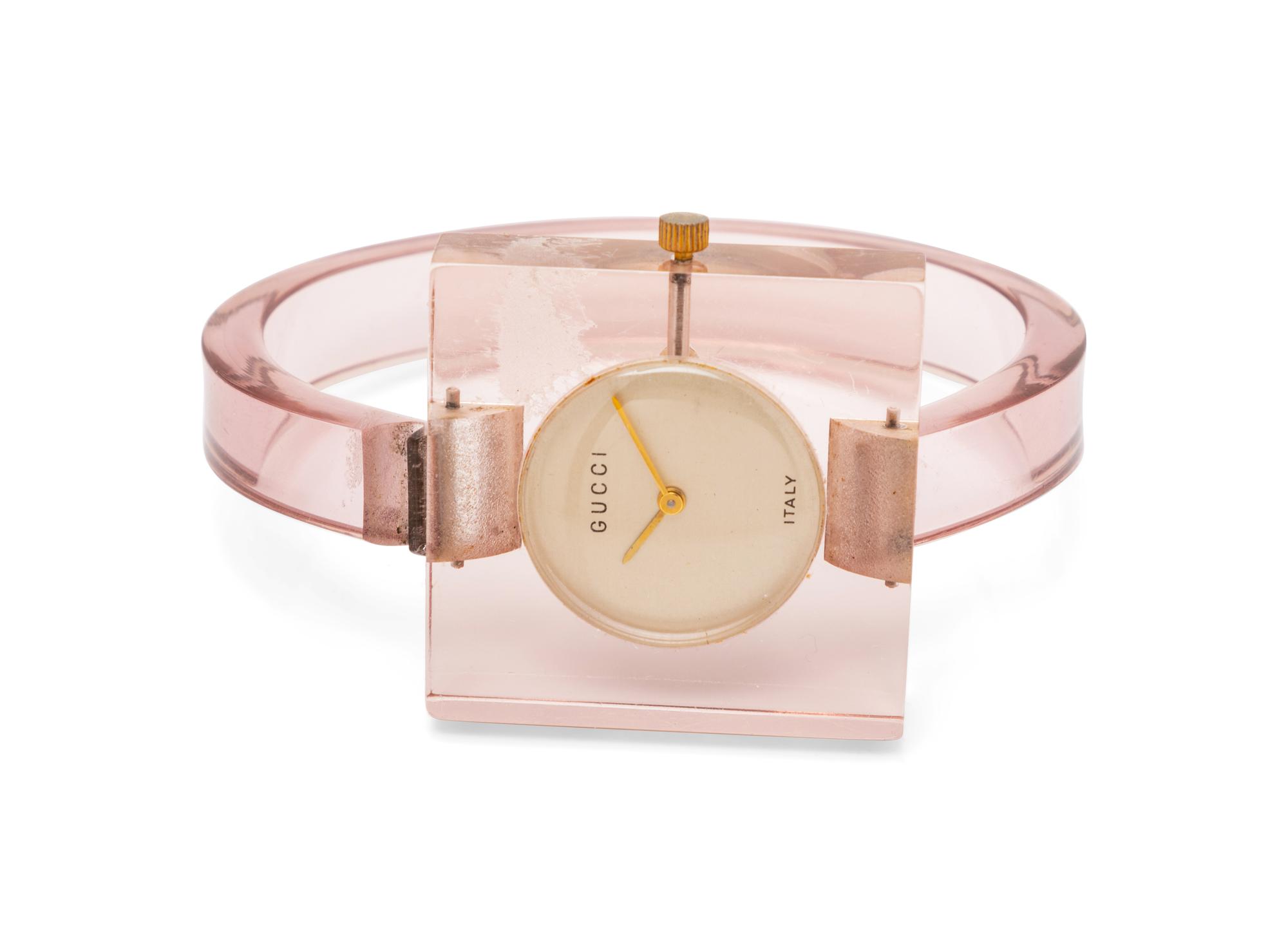 Gucci Lucite Watch, 2000s