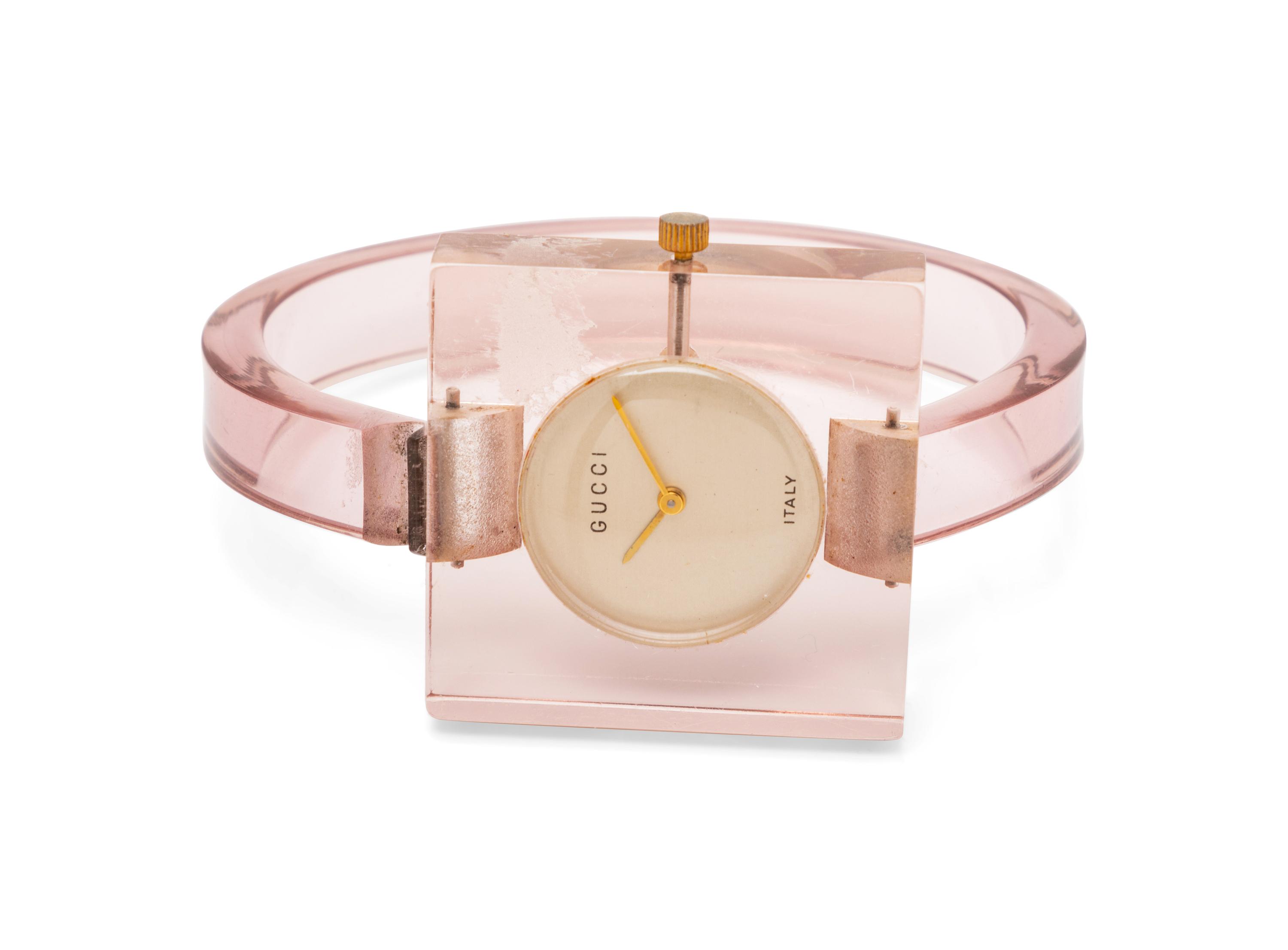 Gucci Lucite Watch, 2000s