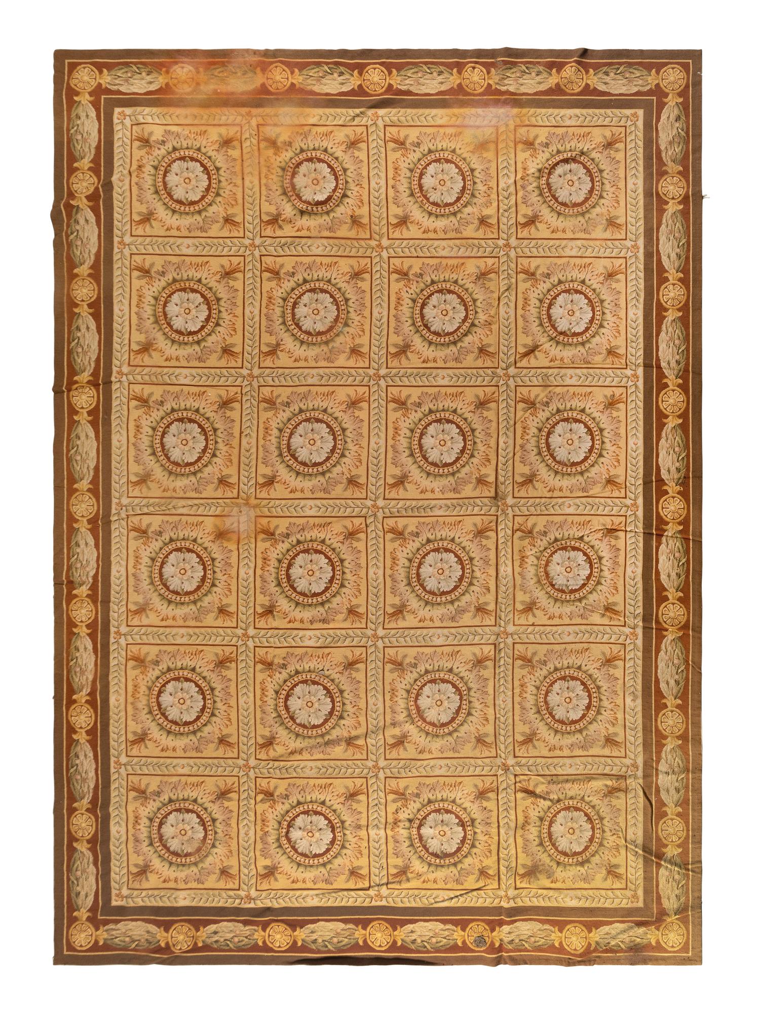A Savonnerie Style Wool Carpet