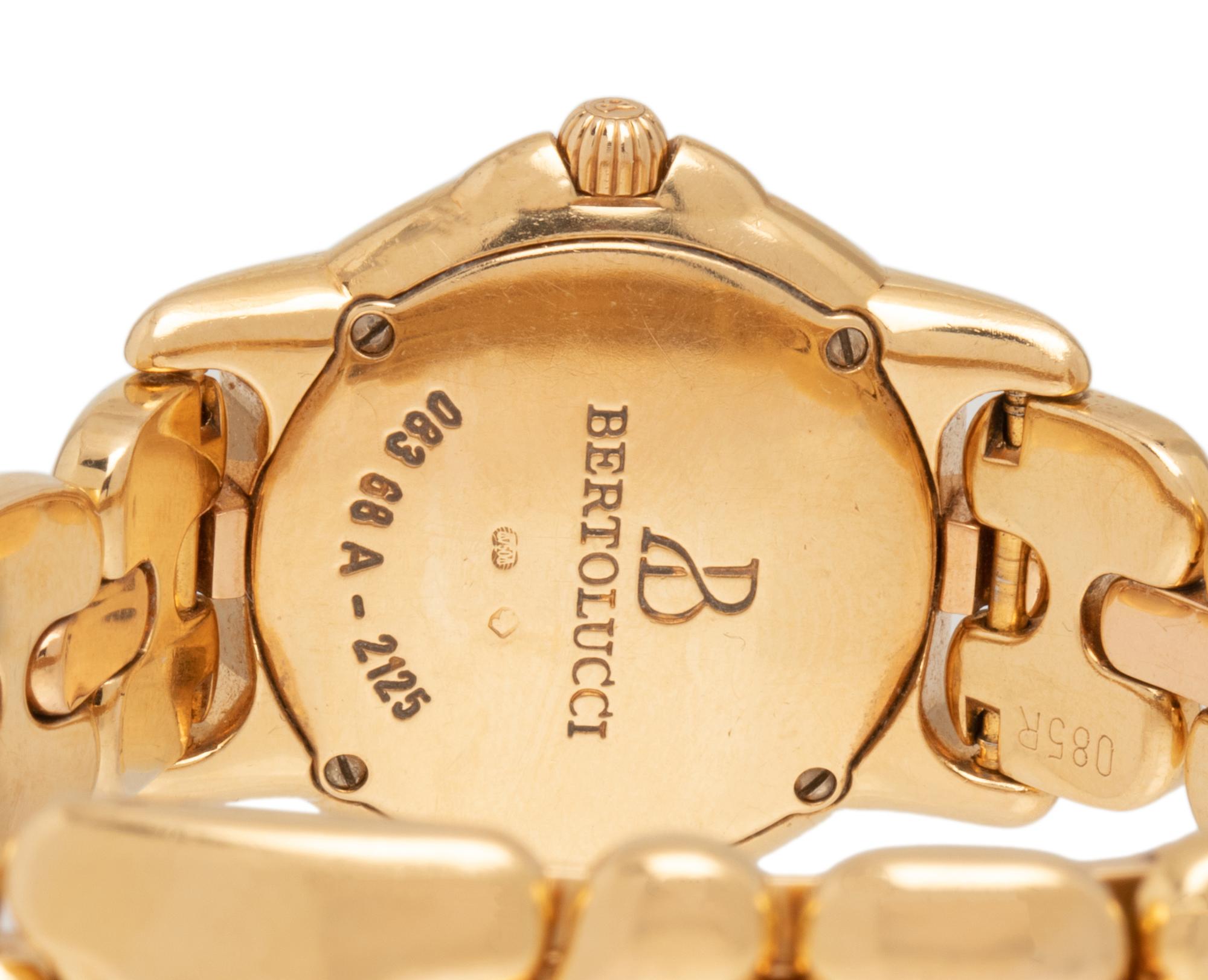 BERTOLUCCI, 18K YELLOW GOLD WRISTWATCH