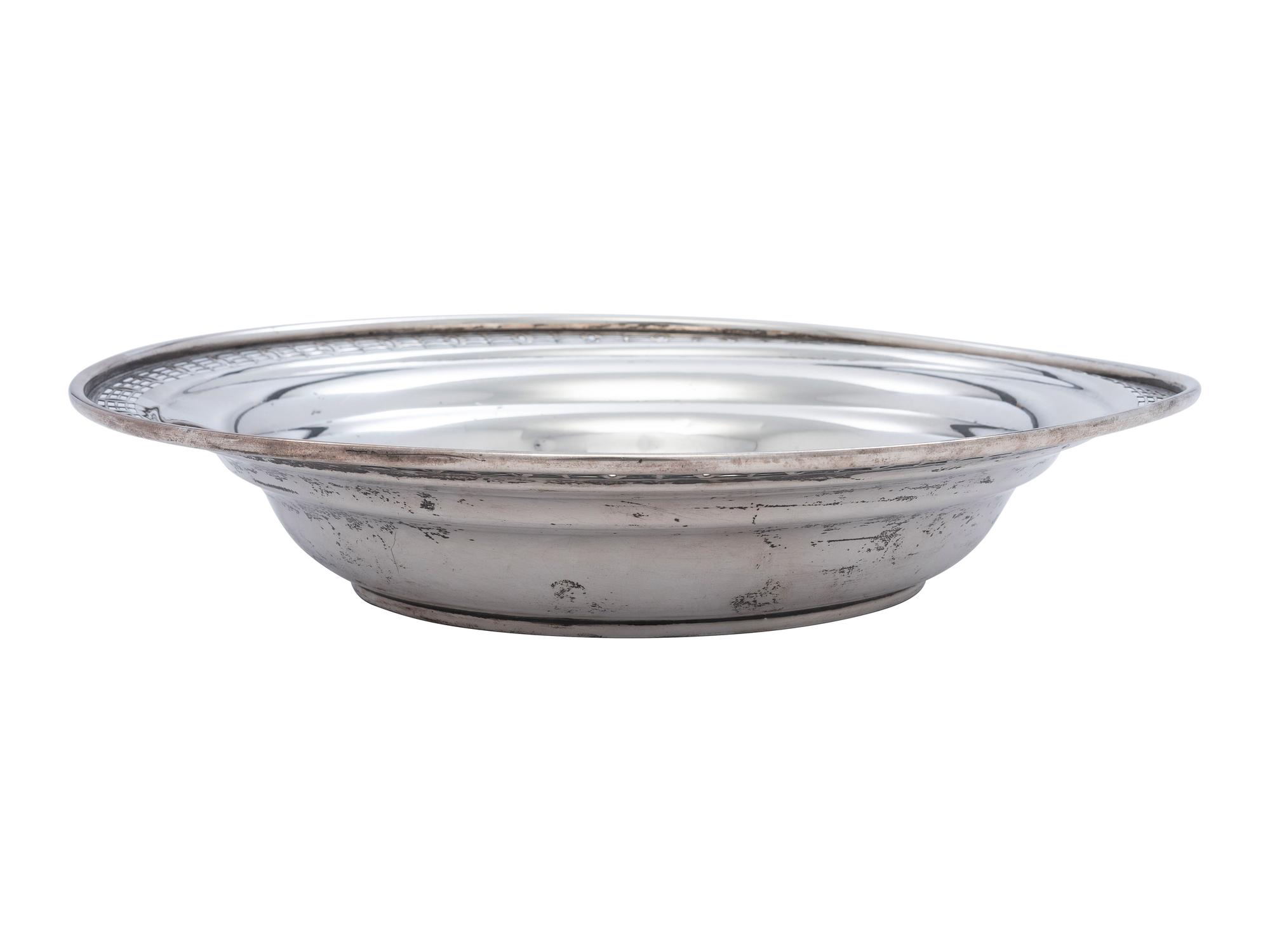 Six American Silver Serving Dishes and Trays