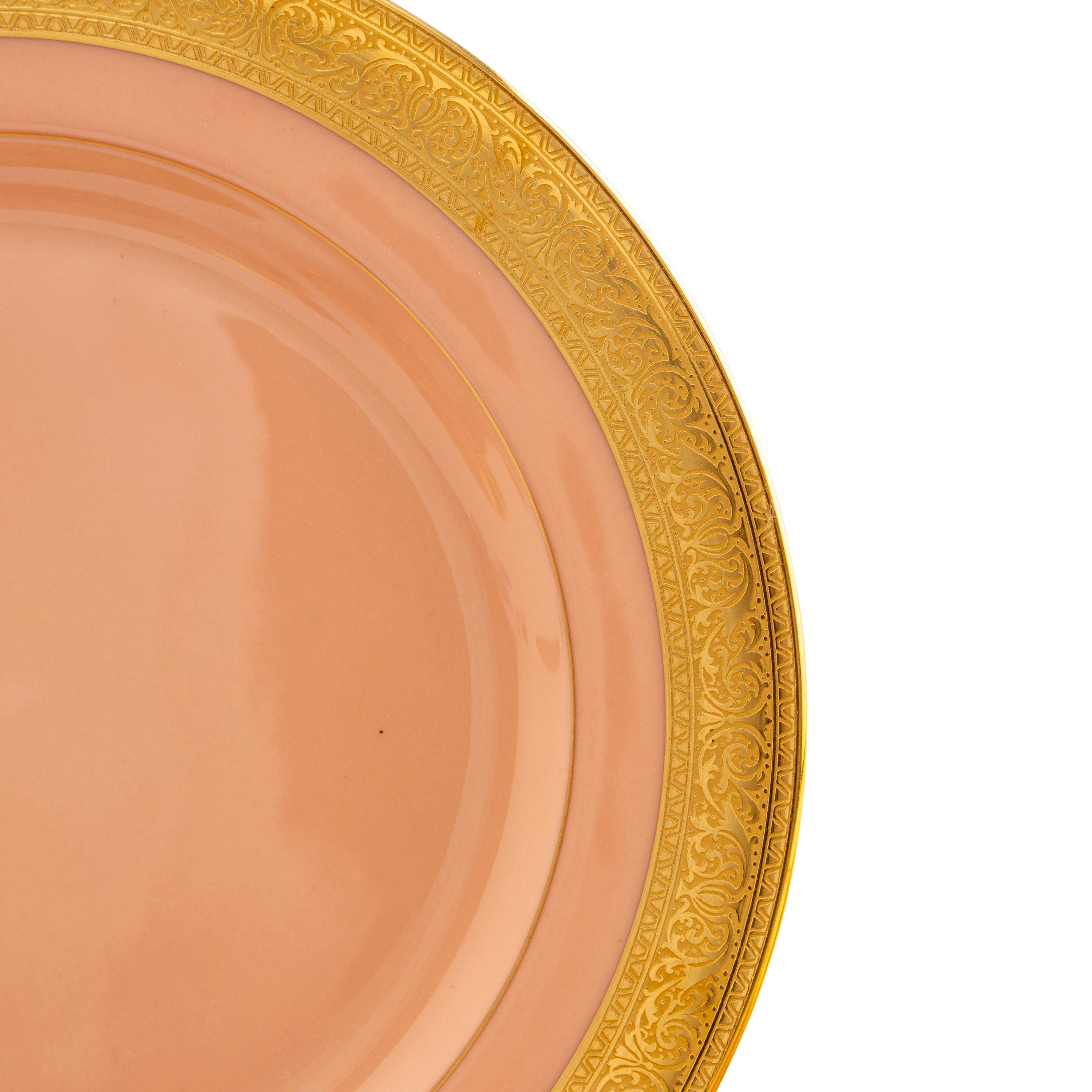 A Lenox Porcelain Dessert Service