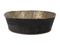 A Large English Brass Basin