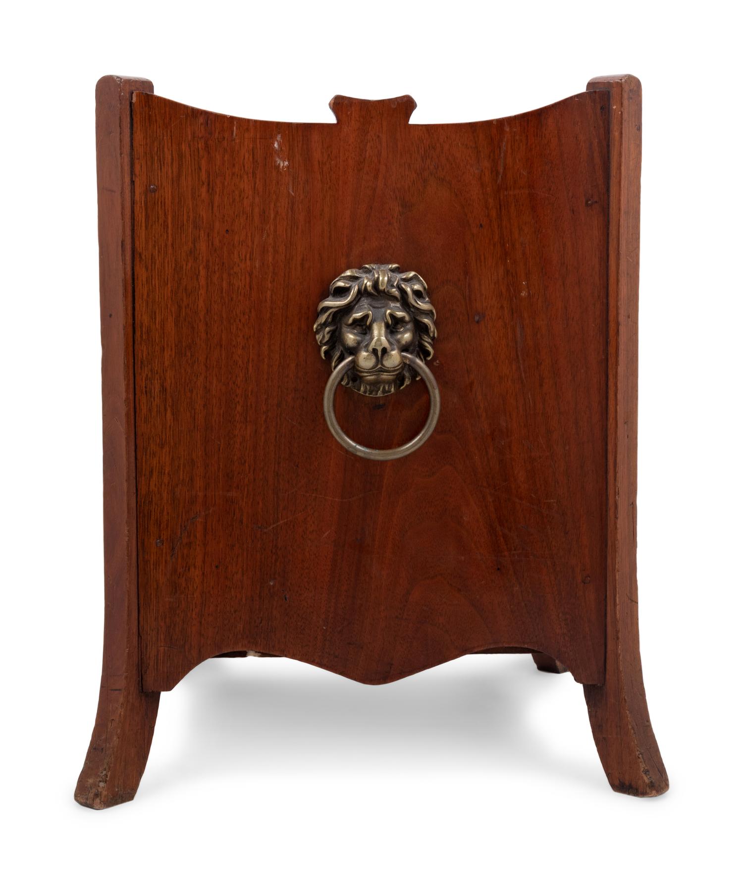 A Regency Gilt Metal Mounted Mahogany Jardinière