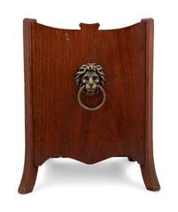 A Regency Gilt Metal Mounted Mahogany Jardinière