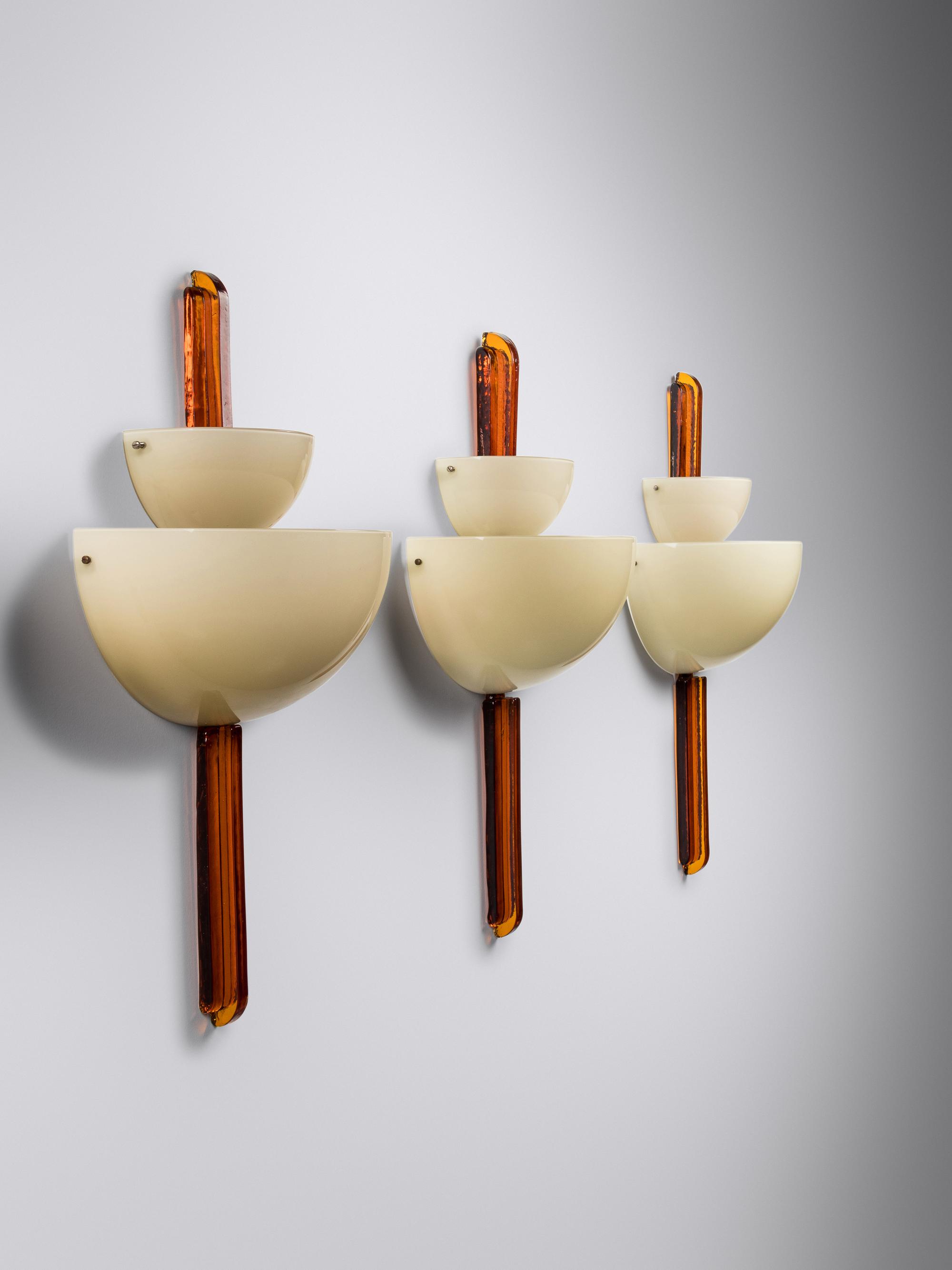 Set of Five Sconces
