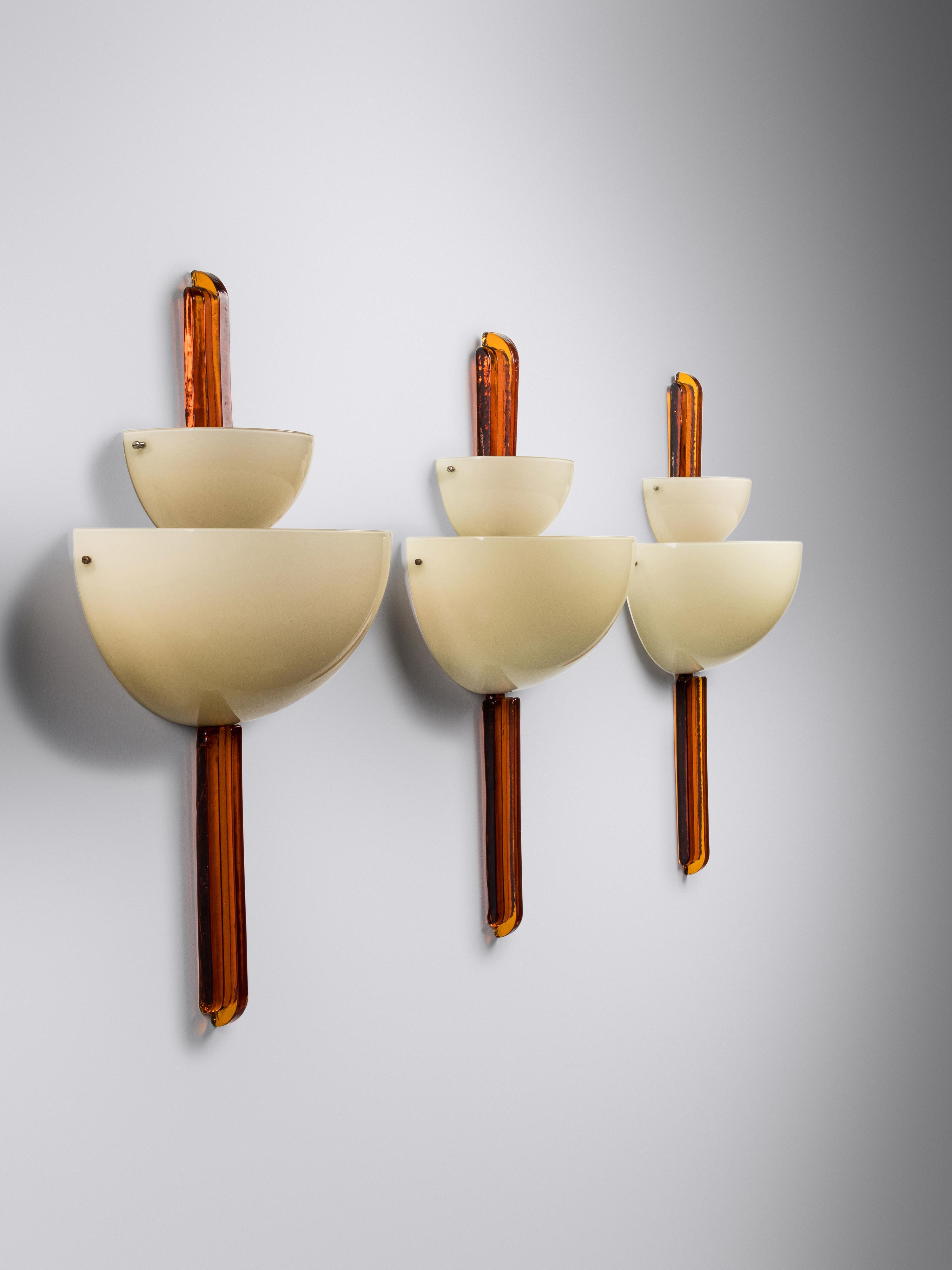 Set of Five Sconces