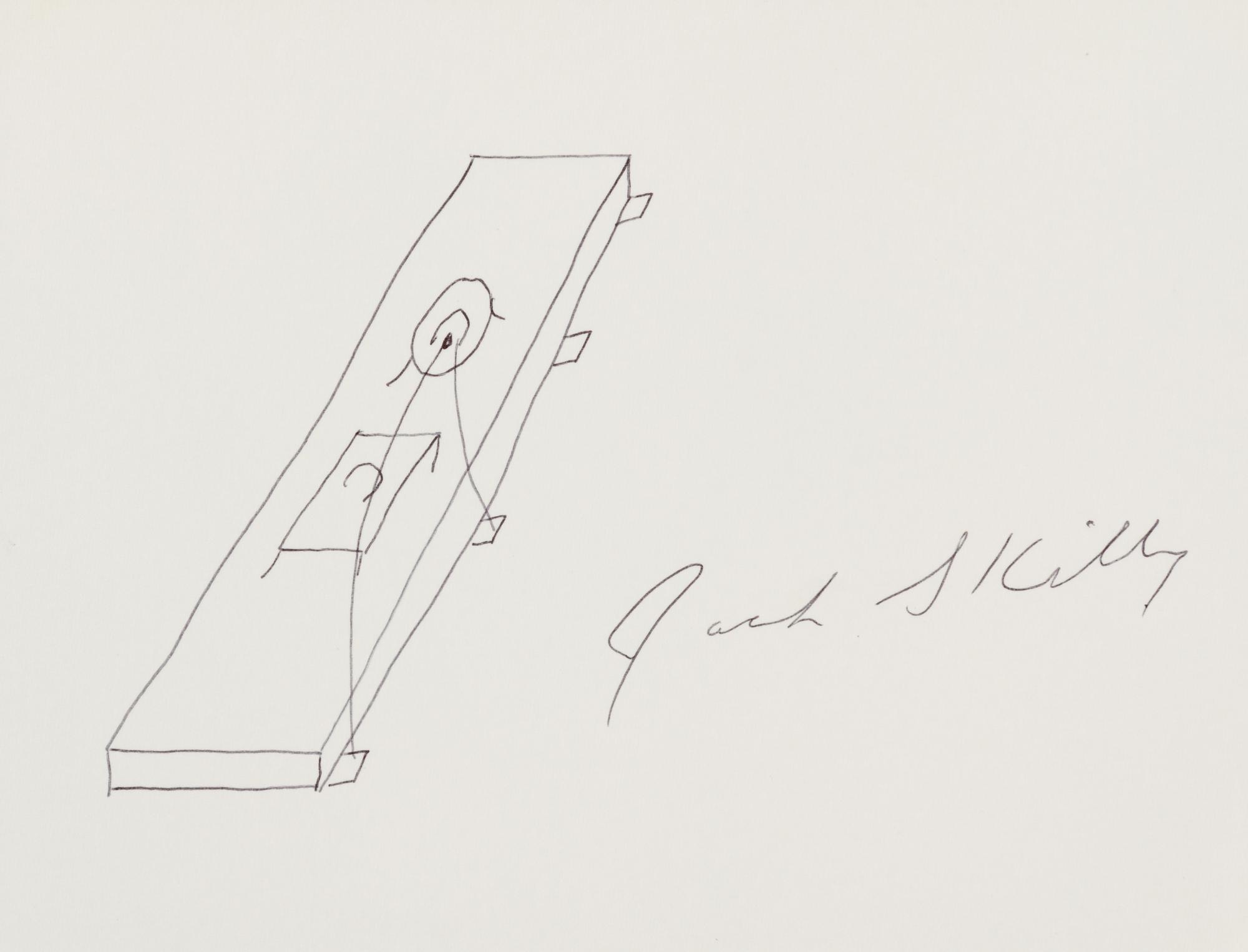 KILBY, Jack S. (1923-2005). Original drawing signed ("Jack S. Kilby").