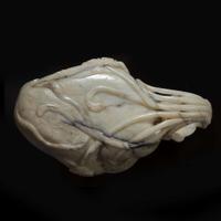 A Chinese creamy-white jade "Lotus Leaf" coupe 白玉荷叶形水盂 Ming/Qing dynasty ???