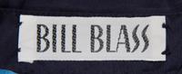 A Bill Blass Navy Taffeta Blouse,