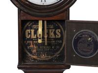 An American Walnut Calendar Clock