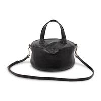BALENCIAGA, AGED LEATHER CIRCLE BAG