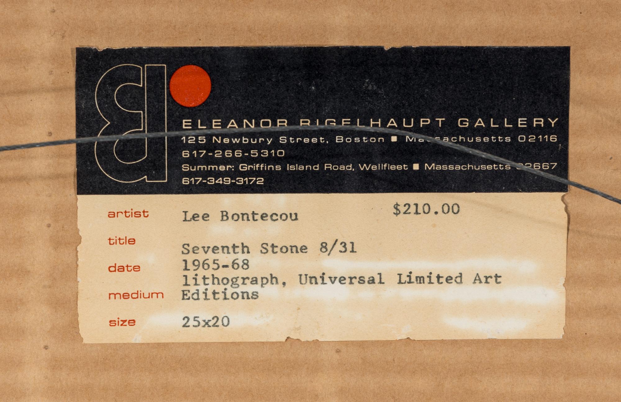 Seventh Stone , 1965-68