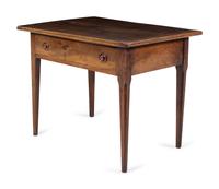 A Provincial Fruitwood Work Table