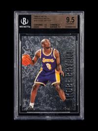 A 1996-97 Fleer Metal Precious Metal Kobe Bryant Rookie Basketball Card No. 181 (BGS 9.5 GEM MINT), None Graded Higher
