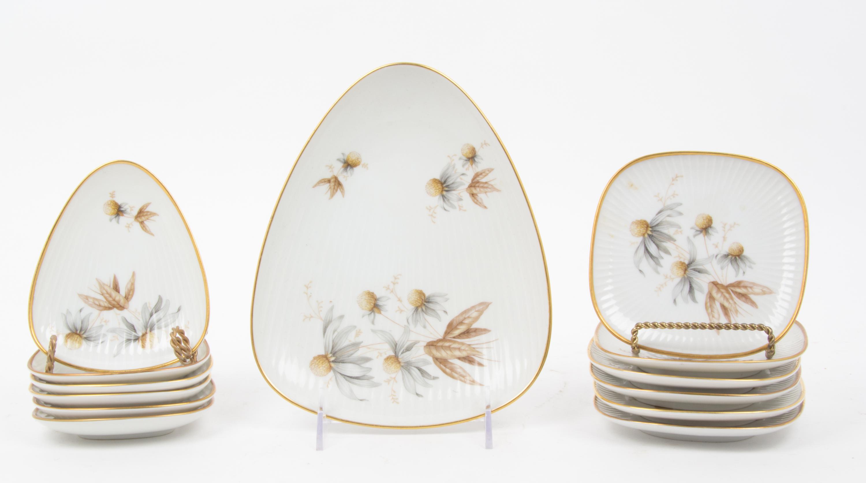 An Assembled Collection of Porcelain Table Articles Height of tallest 5 inches. — 20TH CENTURY