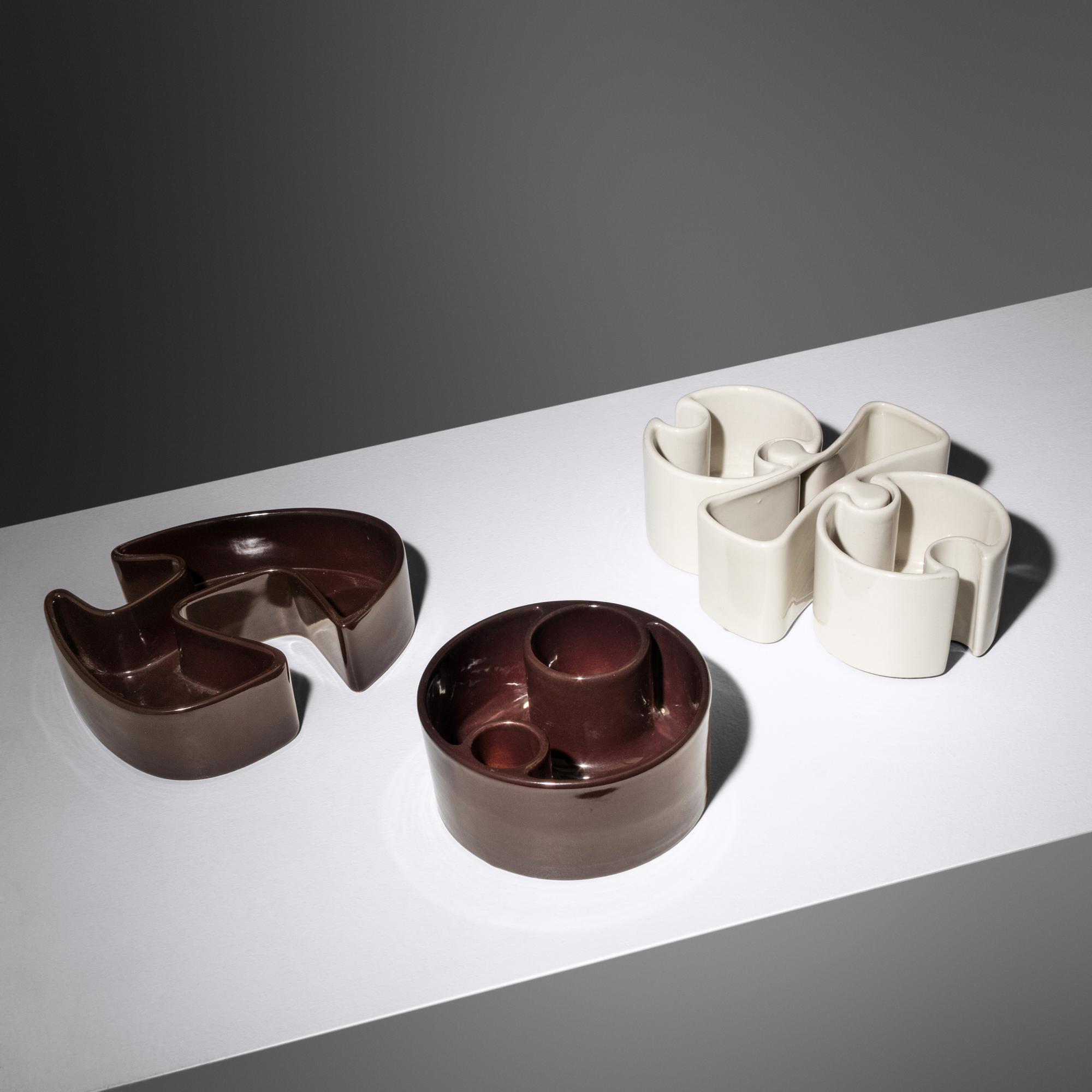 Collection of Five Vessels Fratelli Brambilla, Italy