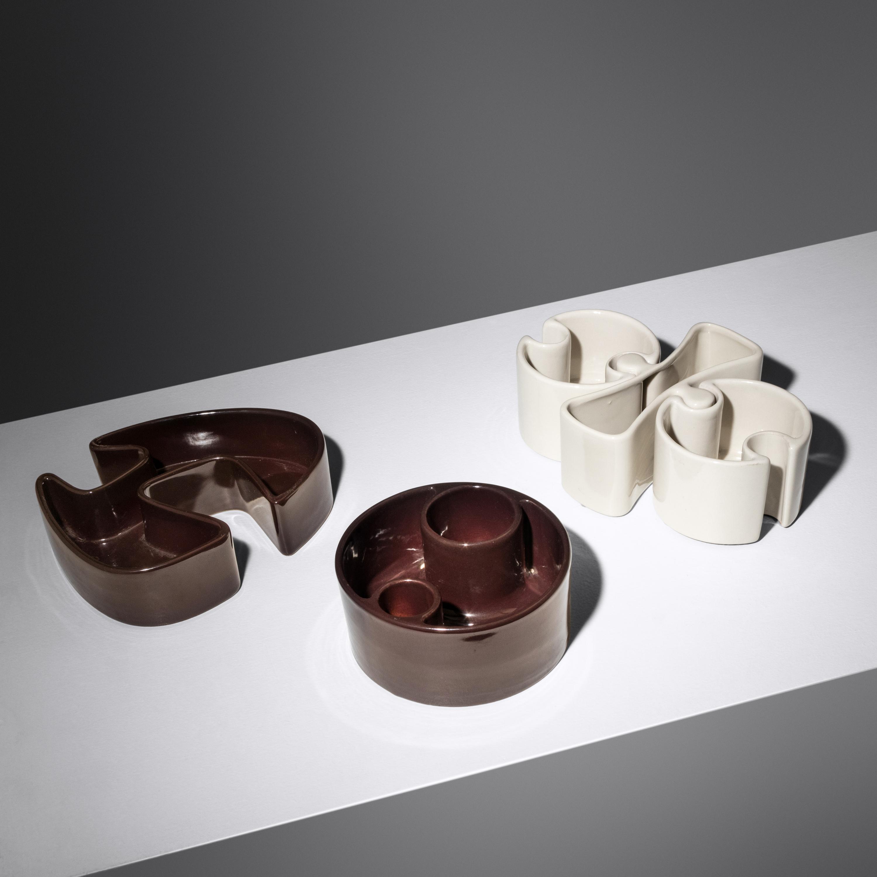 Collection of Five Vessels Fratelli Brambilla, Italy