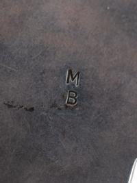 Large Silver and Mosaic Inlay Maiden Pendant / Brooch