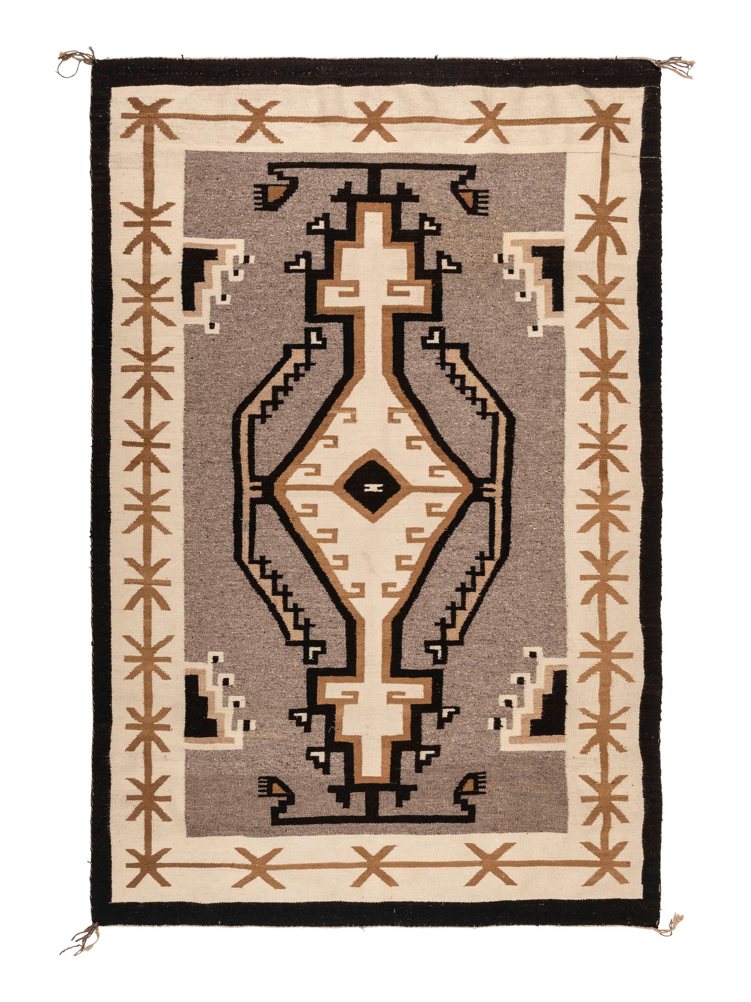 Navajo Crystal Pattern Weaving / Rug