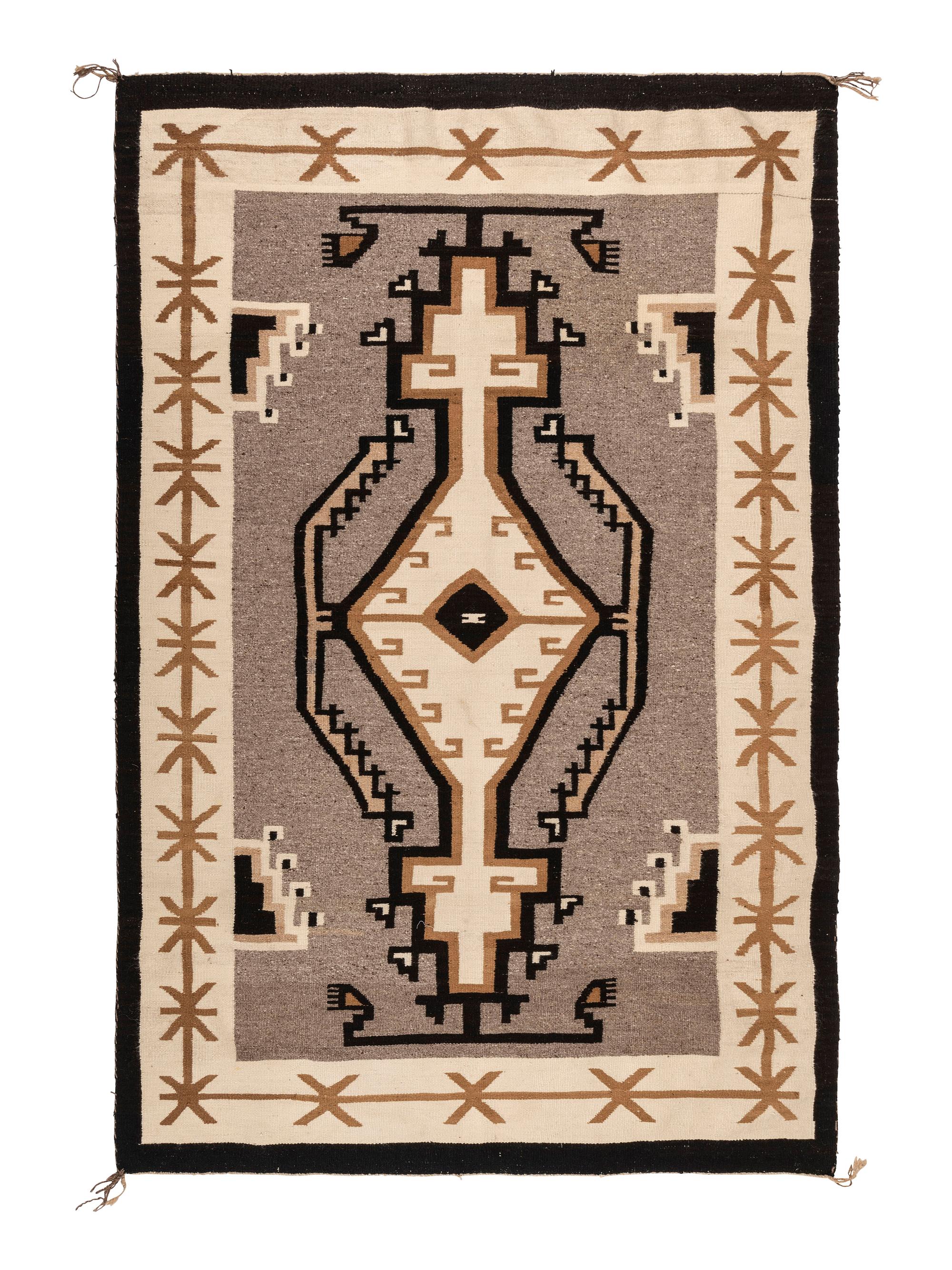 Navajo Crystal Pattern Weaving / Rug