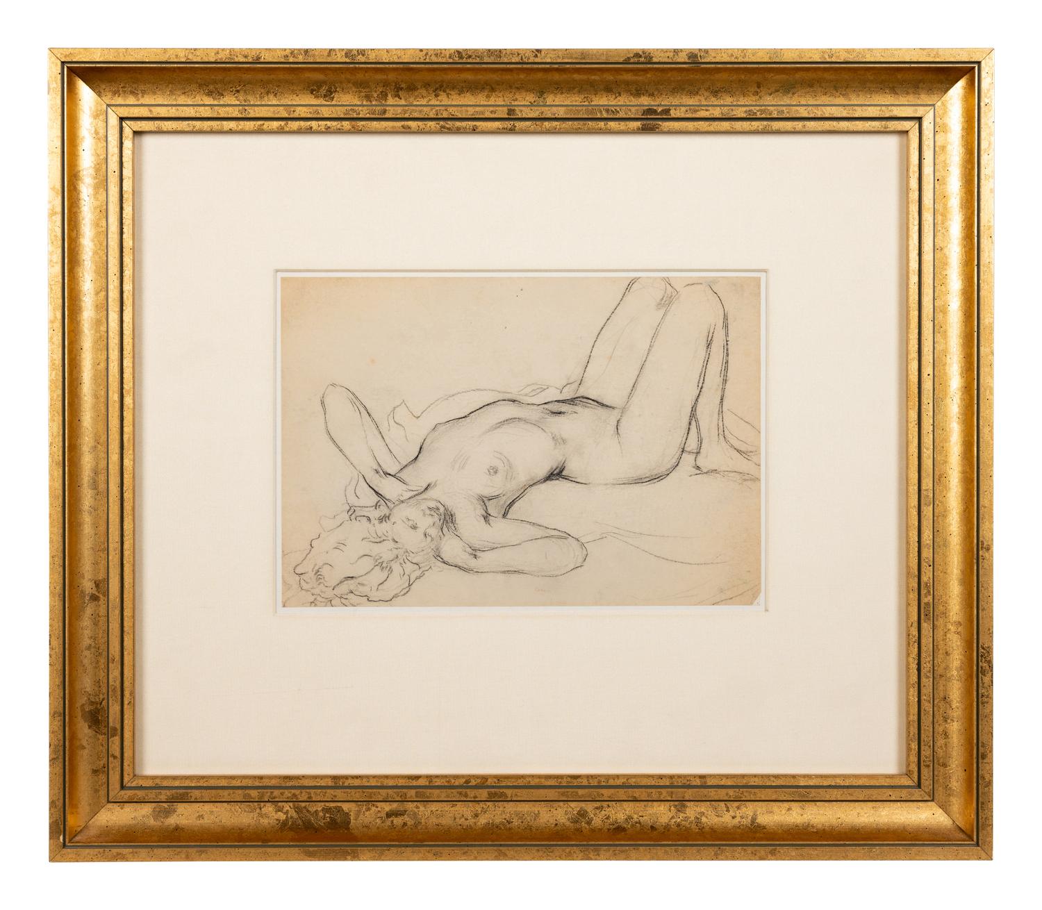 A Group of Three Nude Studies