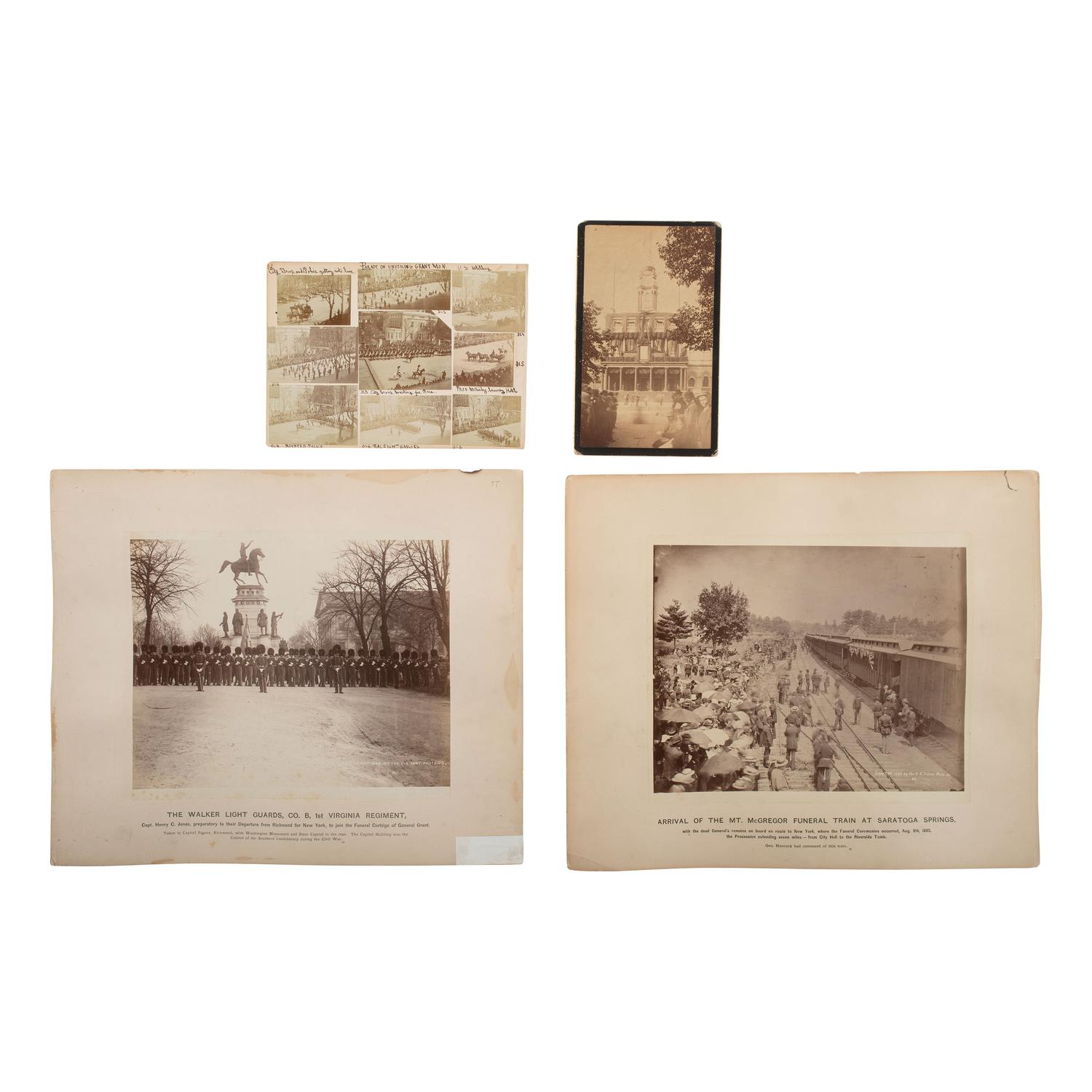 [Presidential] (Grant, Ulysses S.) Group of 15 Photographs and Prints of Grant and Family