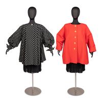 Two Oversized Designer Coats: Christian Dior & Yves Saint Laurent, c.1990