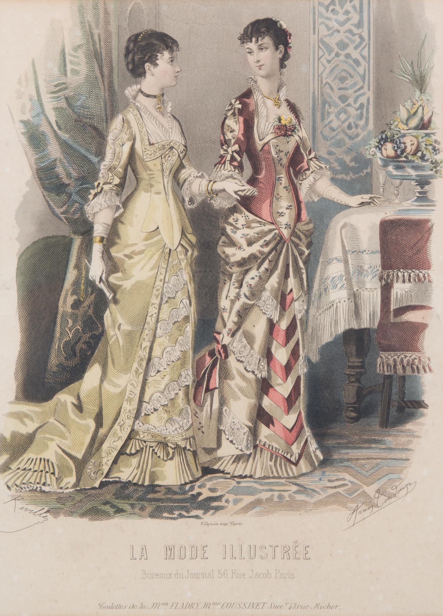 A Set of 6 La Mode Engravings, ,
