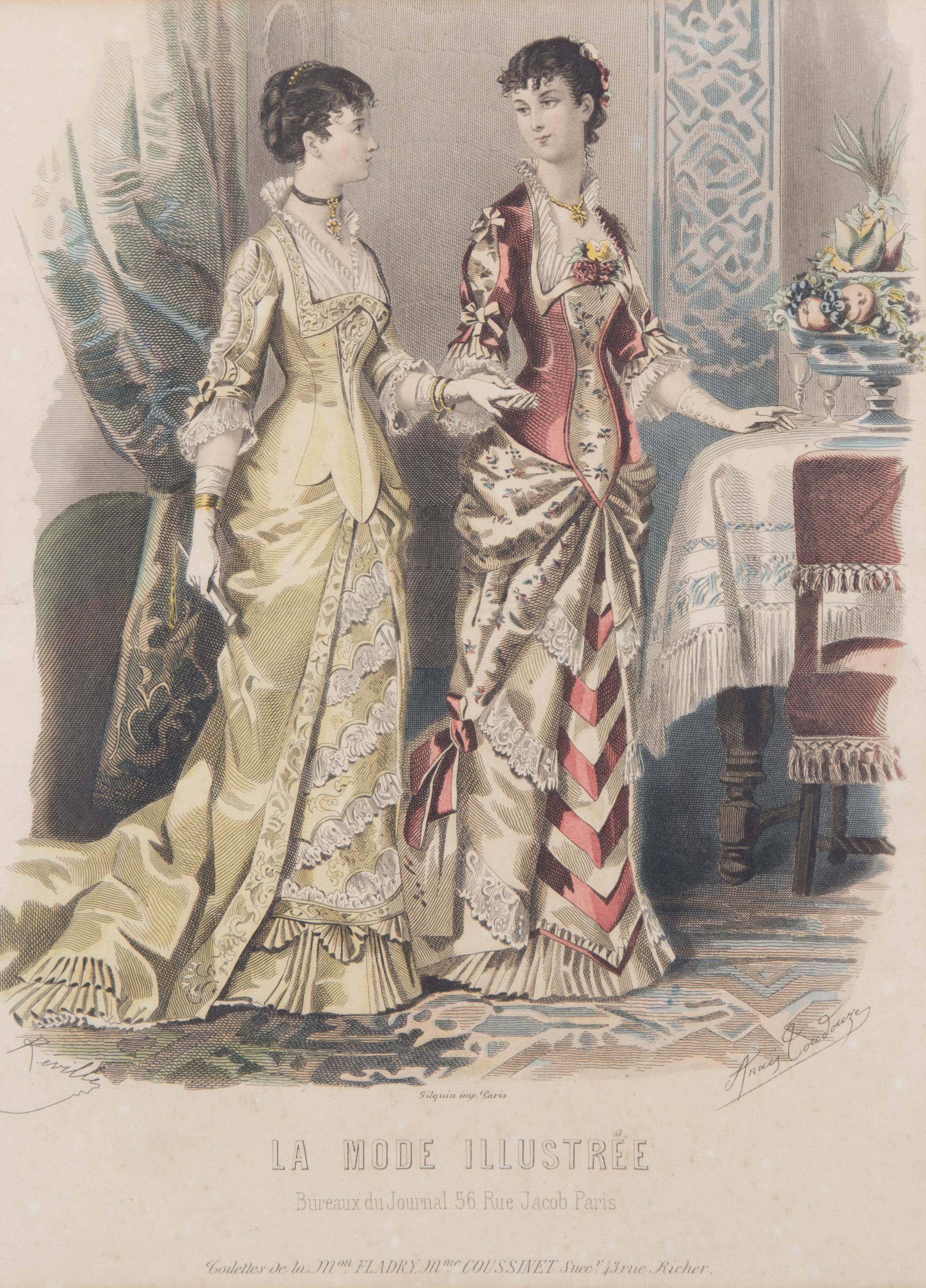 A Set of 6 La Mode Engravings, ,