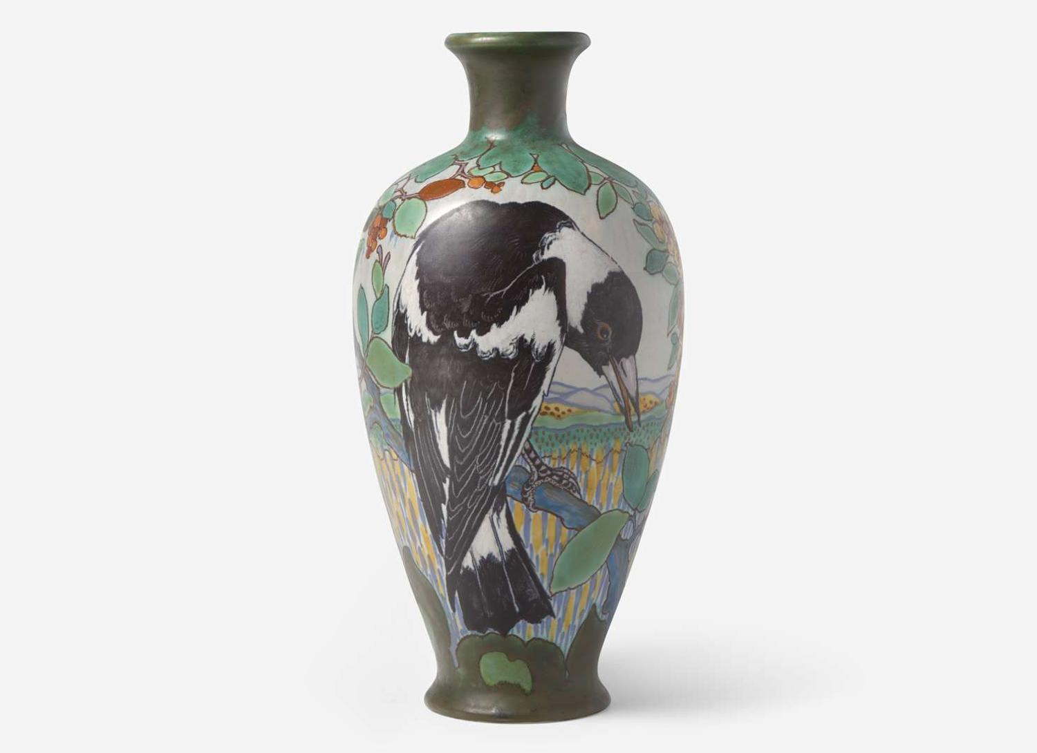 Zuid-Holland Gouda, Large "Magpie" Vase