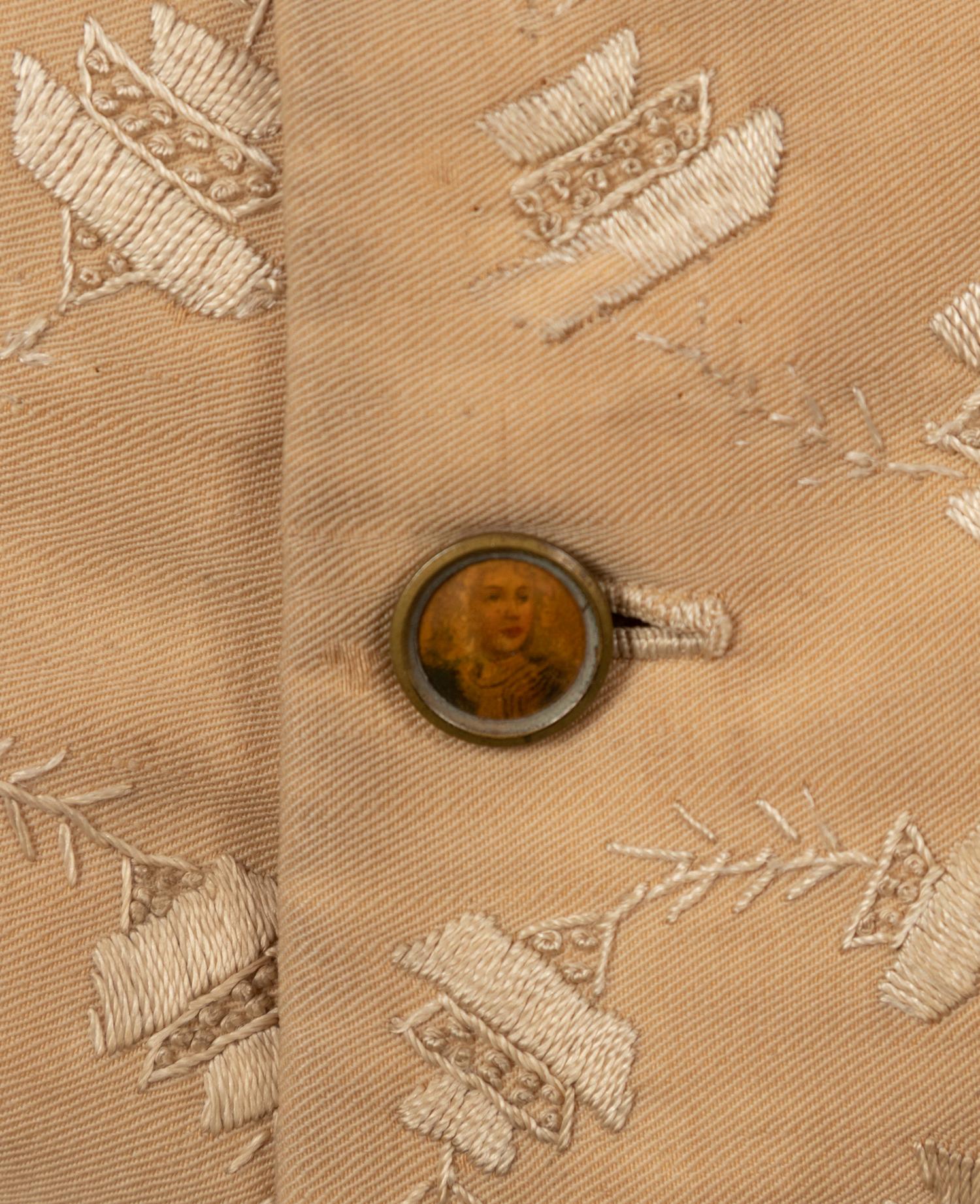 Three Men's 19th Century Waistcoats/Vests, 1840-1860