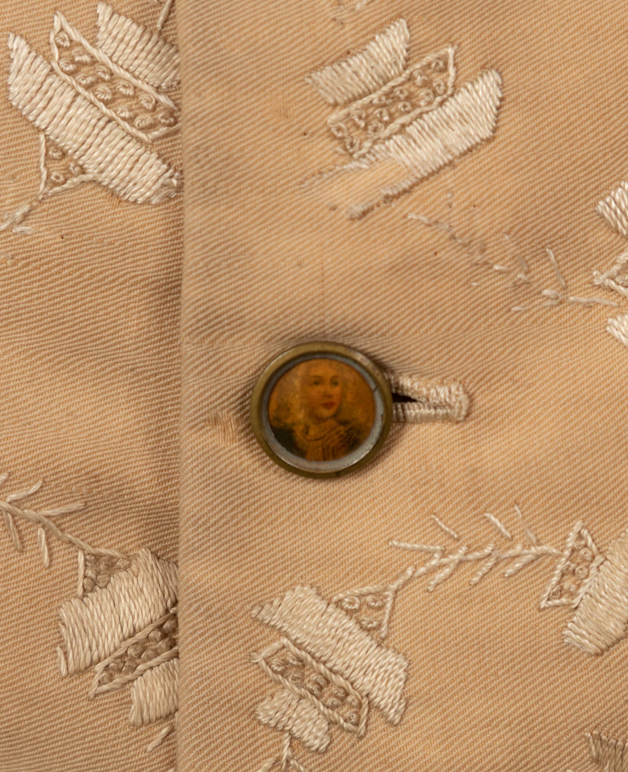 Three Men's 19th Century Waistcoats/Vests, 1840-1860